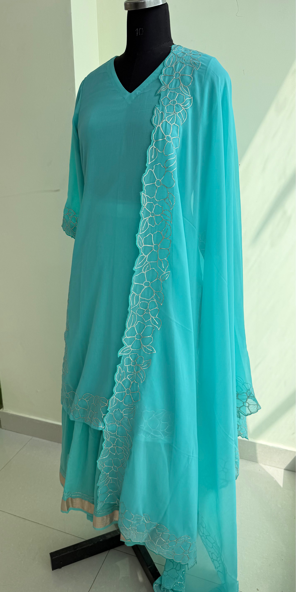 Embroidered Sharara Set